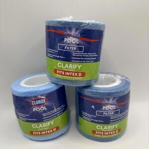 3 CLOROX Pool Clarify Fits Index D Filters